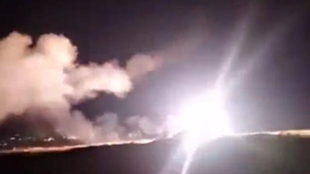 Сирийская система ПВО в действии