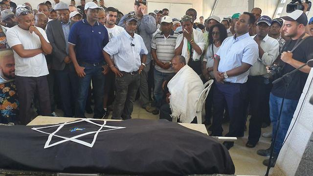 The funeral for Solomon Tekah