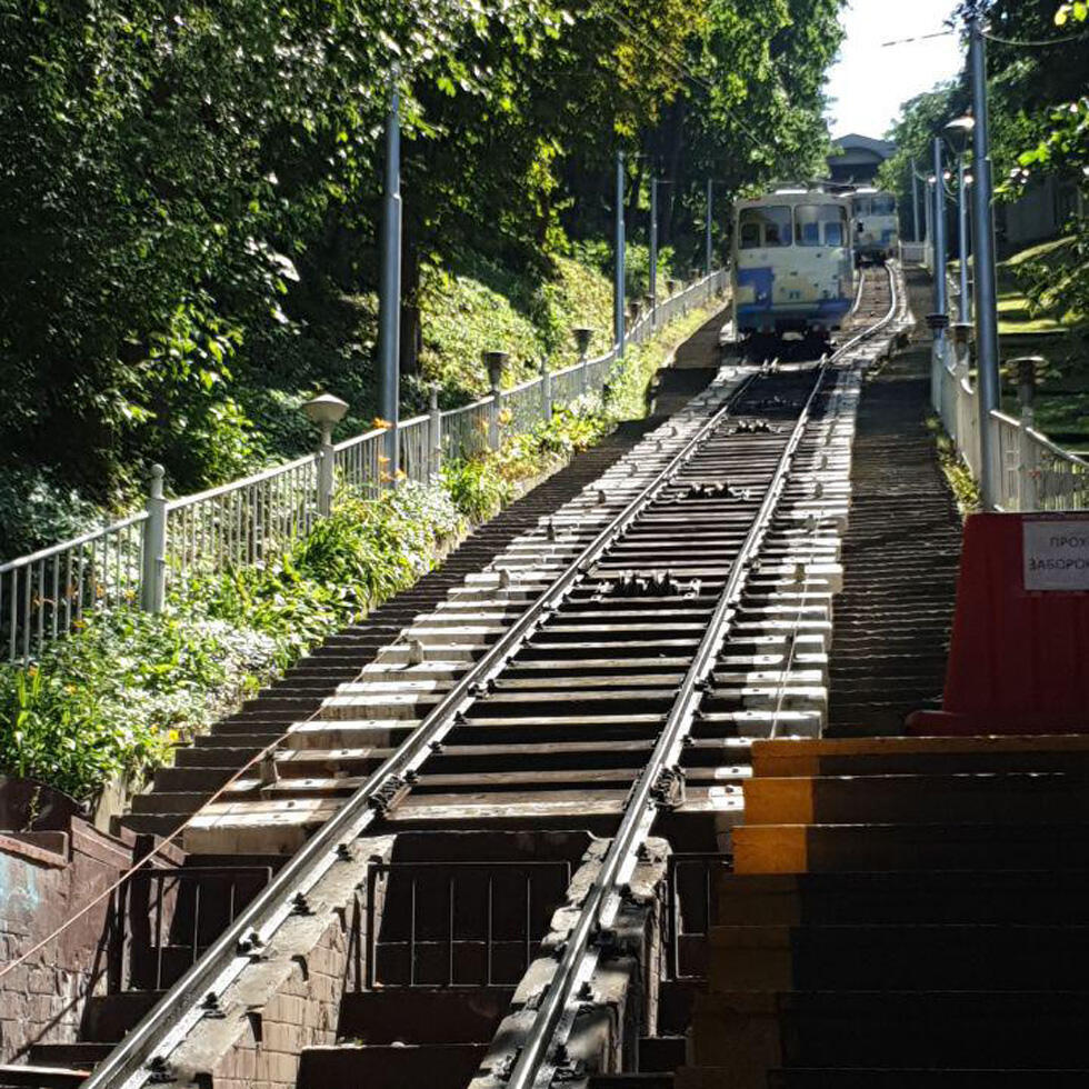 Старый фуникулер на Подоле. Фото: Ноа Лави (Фото: Ноа Лави) Старый фуникулер на Подоле. Фото: Ноа Лави