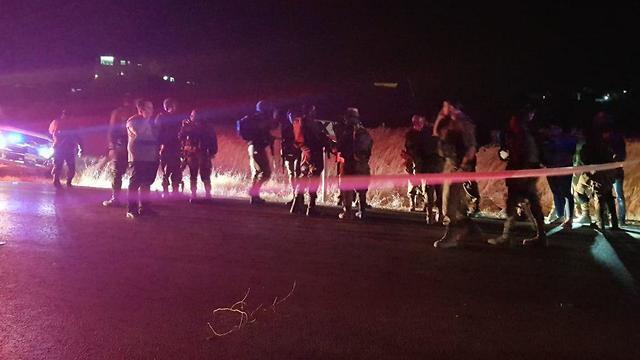 The scene of the car -ramming attack