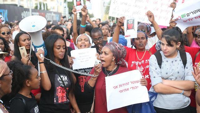 Protests in Tel Aviv on Monday 