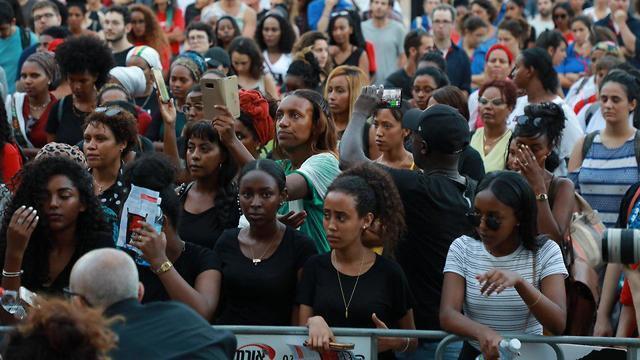 Protests in Tel Aviv on Monday 