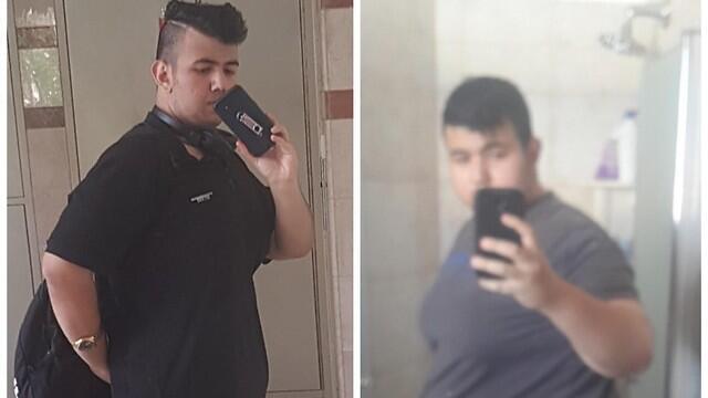 Справа - 185 кг, слева - 110. Ноам Барон. Фото: личный альбом