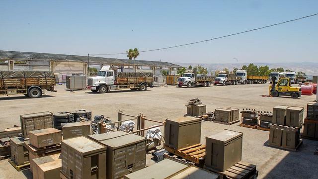 Логистический центр ЦАХАЛа. Фото: пресс-служба ЦАХАЛа