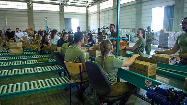 Логистический центр ЦАХАЛа. Фото: пресс-служба ЦАХАЛа