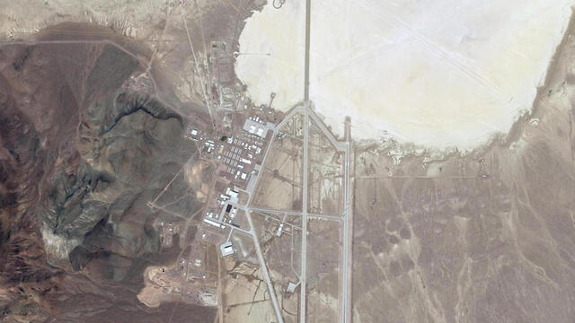 Снимок Зоны-51 со спутника. Фото: shutterstock