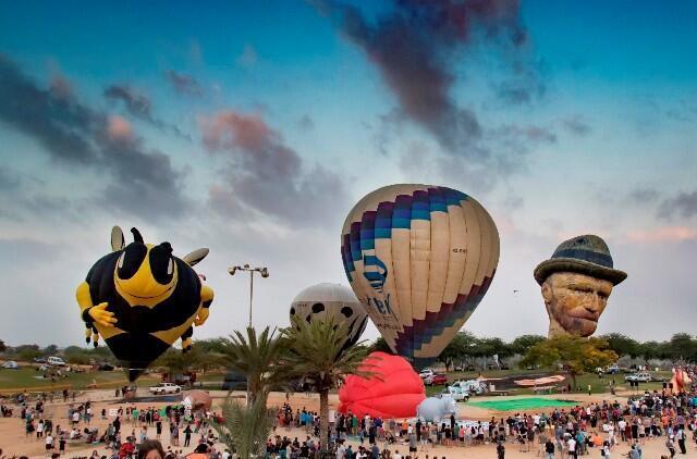 На фестивале воздушных шаров в Негеве. Фото: Тамара Коэн