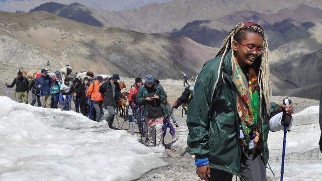 Керен на Гималаях. Фото: Рои Вайнбергер