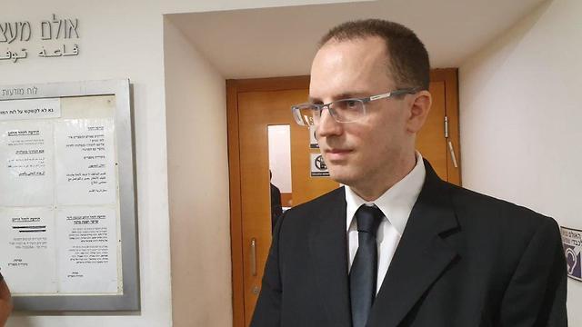 Адвокат полицейского Яир Надши. Фото: Гиль Нехуштан