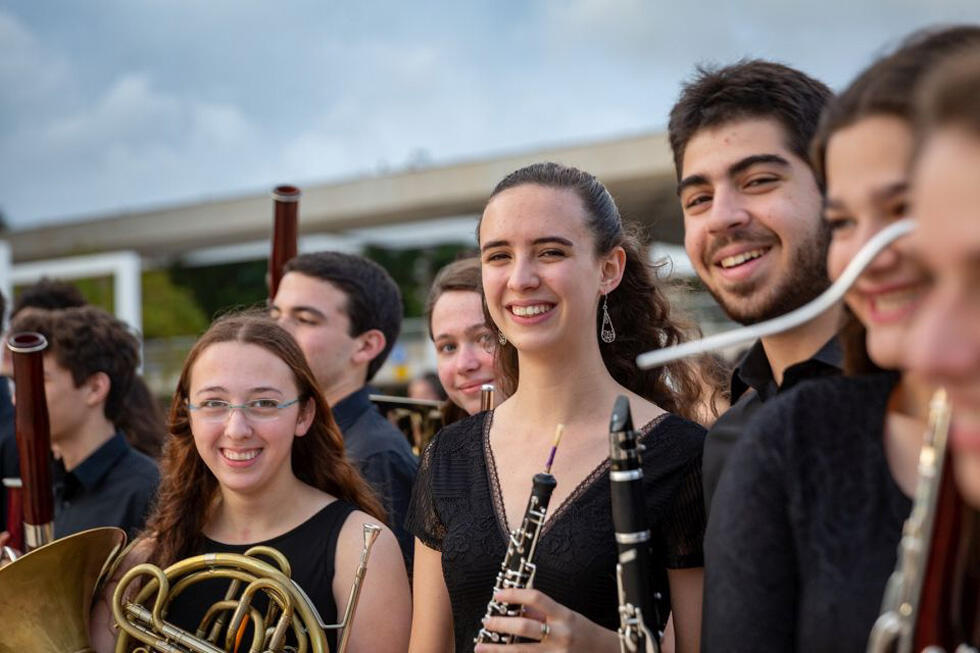 Духовики ИМФО. Фото: Яэль Илан