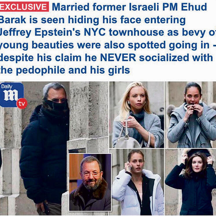 The Daily Mail headline and images about Ehud Baraknullnull The Daily Mail headline and images about Ehud Barak