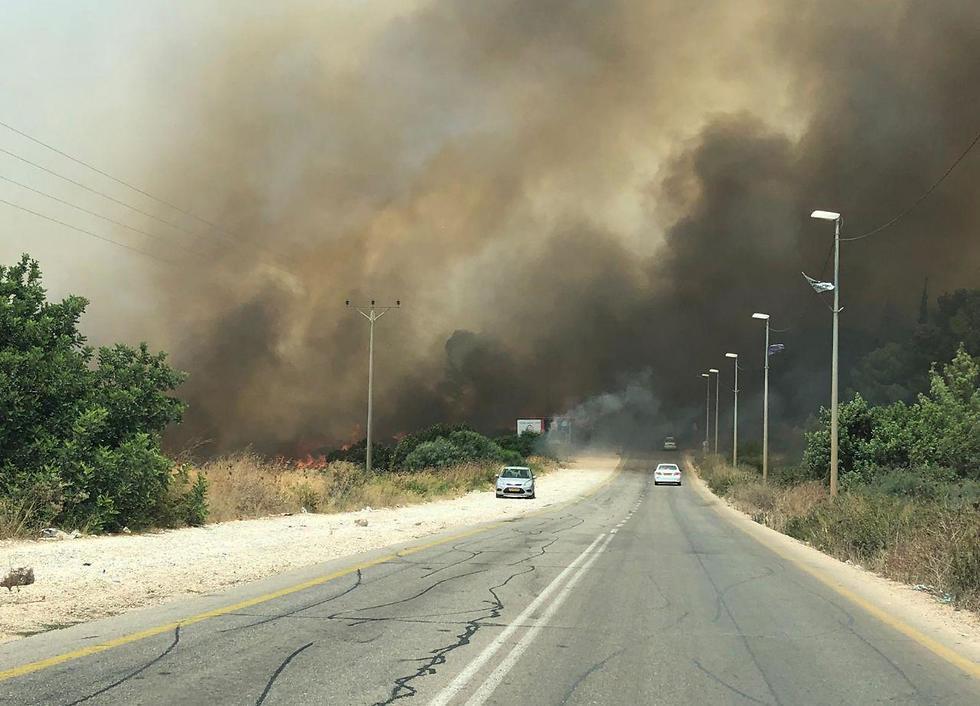 Пожар возле Хариша