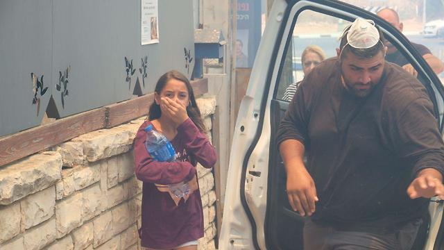 Пожар в Рамат-Пинкас. Фото: Шауль Голан