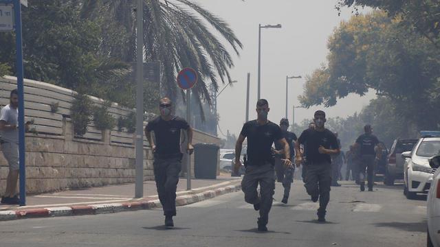 Пожар в Рамат-Пинкас. Фото: Шауль Голан