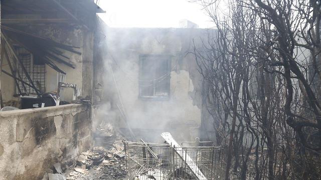 Пожар в Рамат-Пинкас. Фото: Шауль Голан