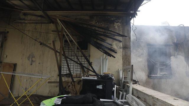 Пожар в Рамат-Пинкас. Фото: Шауль Голан