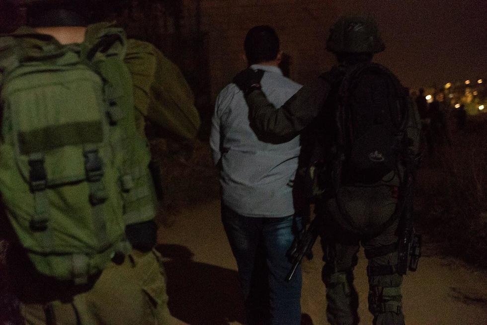 Ночной рейд ЦАХАЛа. Фото: пресс-служба ЦАХАЛа