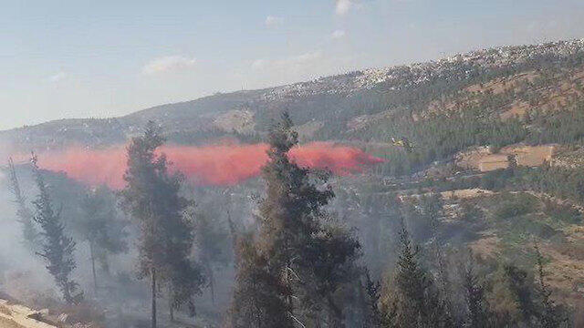 The fire at the entrance to Jerusalem