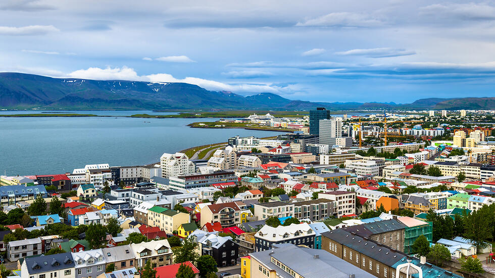 Direct flights to Iceland's capital, Reykjavik (Photo: Shutterstock) בירת איסלנד רייקיאוויק
