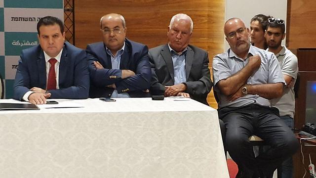 Leaders of Israel's four Arab political parties