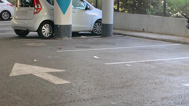 Место происшествия: парковка в Рамле