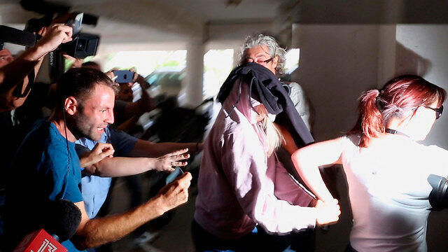 The British teen after her arrest