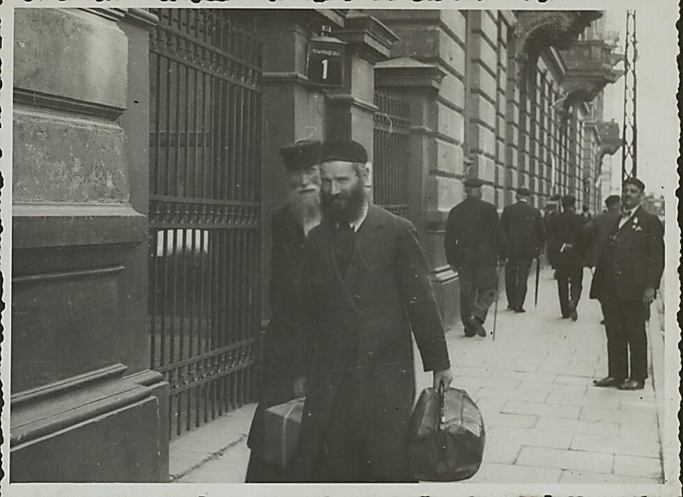  A Jewish man in the streets of Krakow