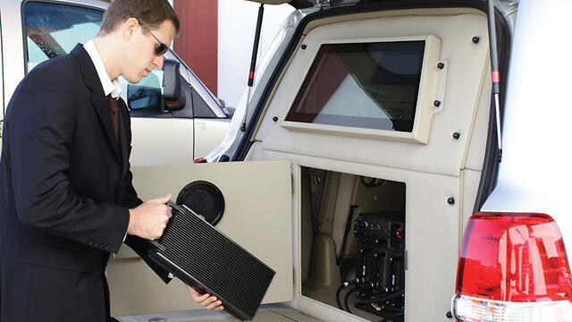 Мобильный ванриант системы C-Guard. Фото: Netline (צילום: נט ליין) Мобильный ванриант системы C-Guard. Фото: Netline