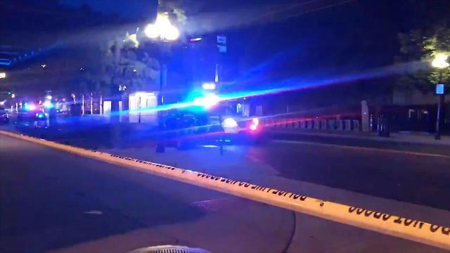 Полиция у места происшествия в Дейтоне, штат Огайо