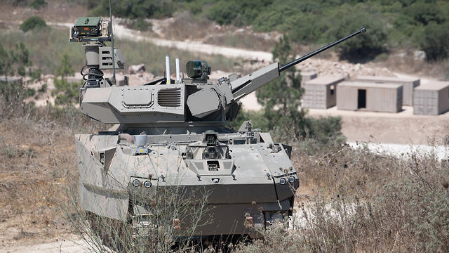 A prototype of one of the new APCs