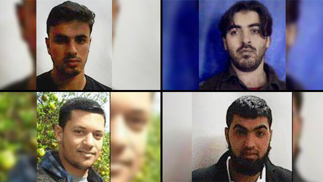 Suspected members of Hamas terro cells in West Bank (צילום: תקשורת שב״כ) Suspected members of Hamas terro cells in West Bank