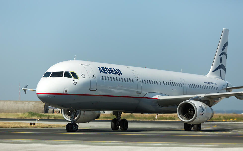 Лайнер компании Aegean. Фото: shutterstock (צילום: shutterstock) Лайнер компании Aegean. Фото: shutterstock