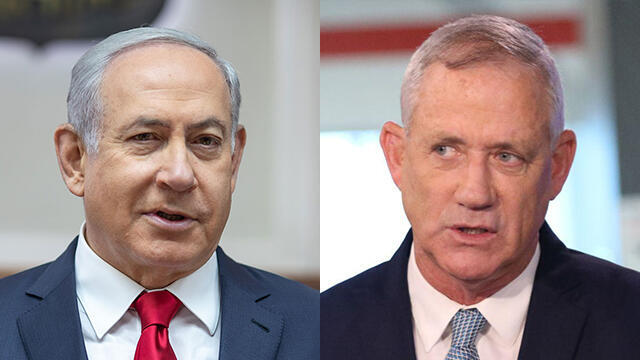 Benjamin Netanyahu and Benny Gantz
