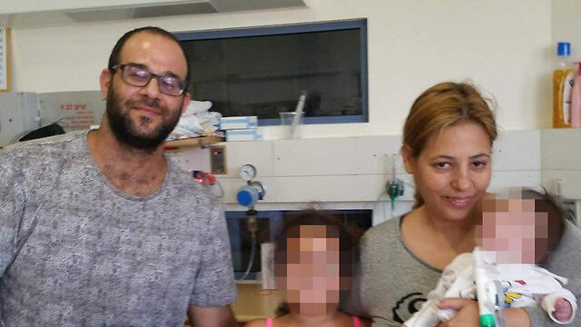 Ramle shooting victim Ofir Hasdai and his family