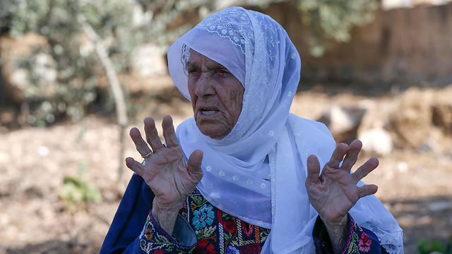 Muftia Tlaib at the village of Beit Ur Al-Fauqa (Photo: TNT) Muftia Tlaib at the village of Beit Ur Al-Fauqa