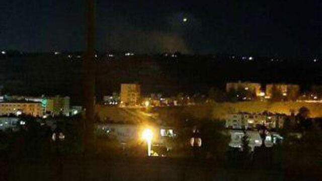 The IDF strike near Damascus