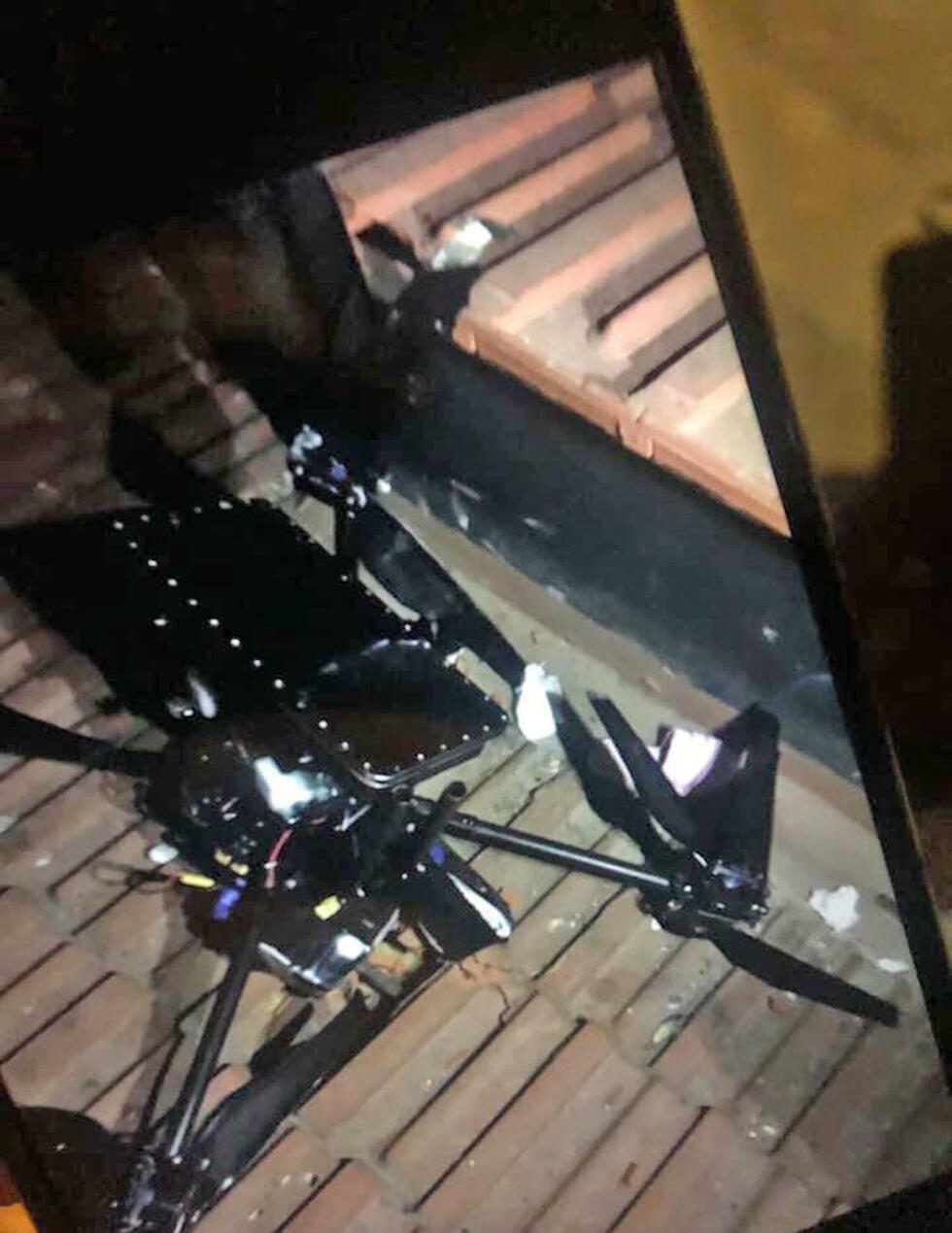 One of the Israeli drones that reportedly went down over Beirutnullnull One of the Israeli drones that reportedly went down over Beirut