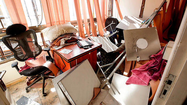 Ущерб от падения беспилотников в Южном Бейруте. Фото: AFP