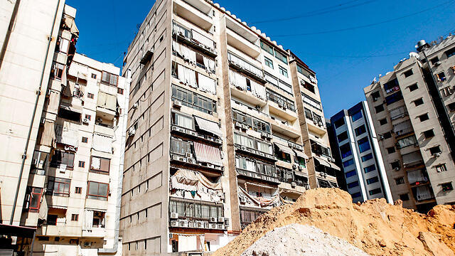 Ущерб от падения беспилотников в Южном Бейруте. Фото: AFP