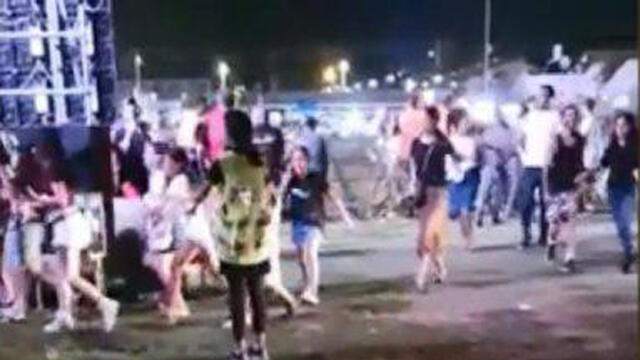 Festivalgoers look for shelter in Sderot