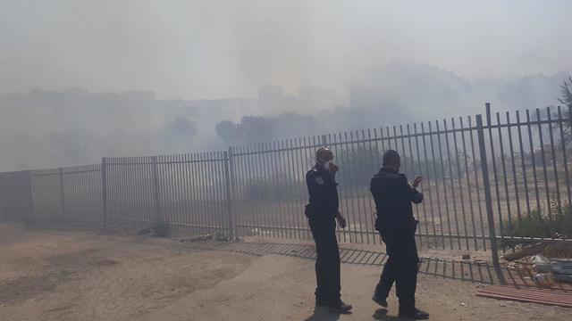 Fire rages near Beit Shemesh
