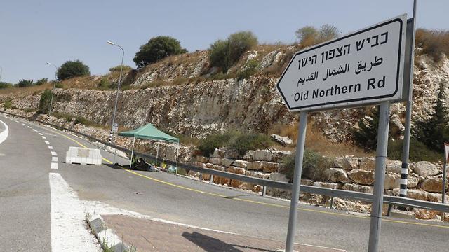 Main routes near Lebanon border