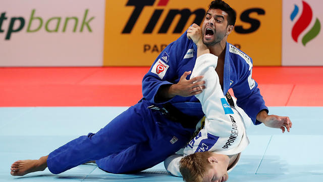 Sagi Muki during his winning final match