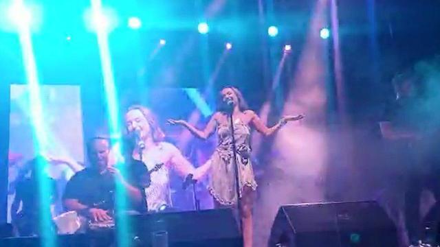 Eden Ben Zaken performing in Kiryat Shmona (צילום: עיריית קריית שמונה) Eden Ben Zaken performing in Kiryat Shmona