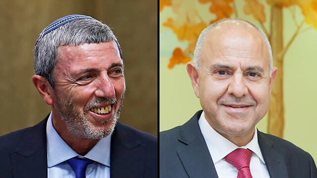 Education Minister Rafi Peretz (left) and Ministery of Education General Director Shmual Abuhav (right)