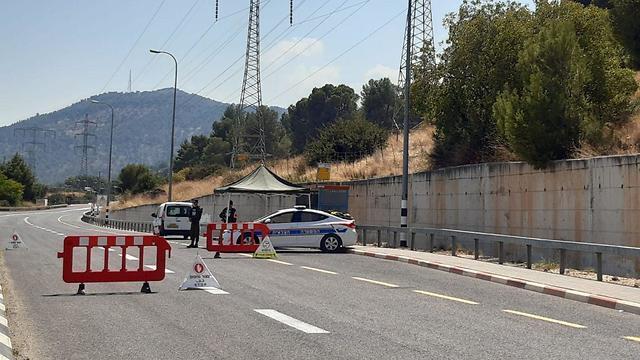 IDF roadblocks near the Lebanon border on Sunday