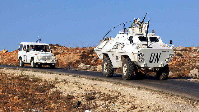 Патруль UNIFIL на израильско-ливанской границе. Фото: AFP