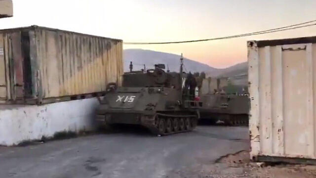The Avivim base was deserted after the Hezbollah attack