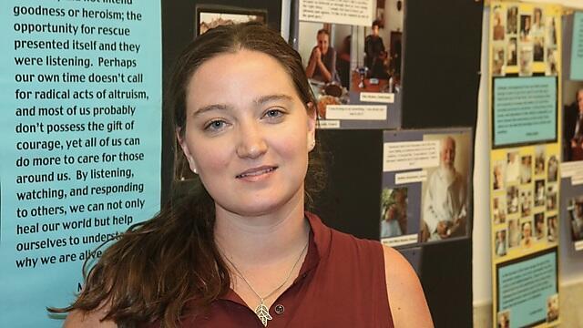 Lacy Watson high school teacher and a coordinator of the Holocaust education seminar in Billings Montana (צילום: הארי ד' וול) Lacy Watson high school teacher and a coordinator of the Holocaust education seminar in Billings Montana