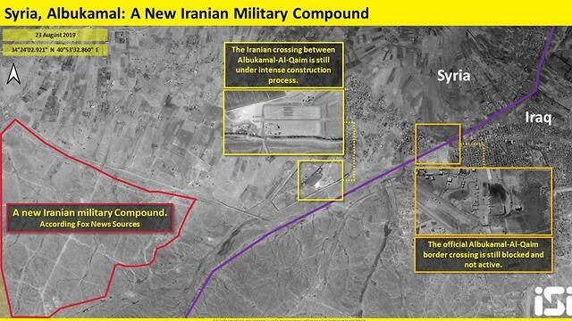 Satellite images of new Iranian base in Syria